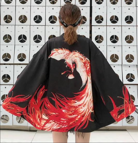 Haori Phoenix en Flamme