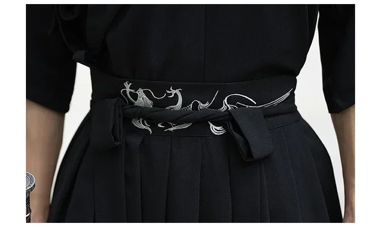 Kimono avec ceinture hanfu